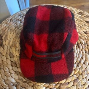 Vintage men’s Woolrich wool plaid winter hat size 7 1/4 small